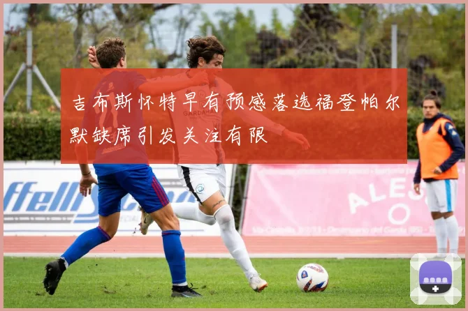 吉布斯怀特早有预感落选福登帕尔默缺席引发关注有限